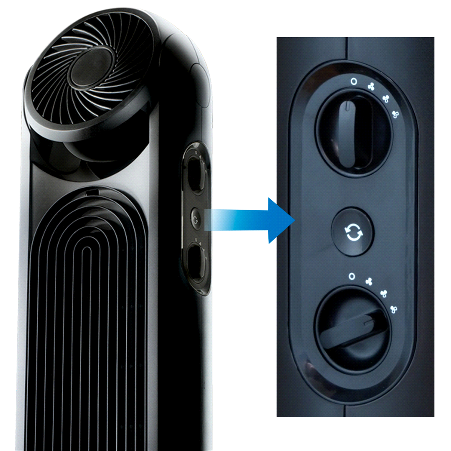 slide 3 of 3, Honeywell Turbo Force Tower Fan, 32 in, 1 ct