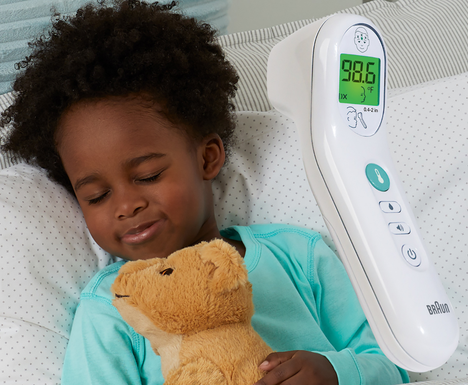 slide 2 of 4, Braun No Touch 3-in-1 Thermometer BNT100US, 1 ct