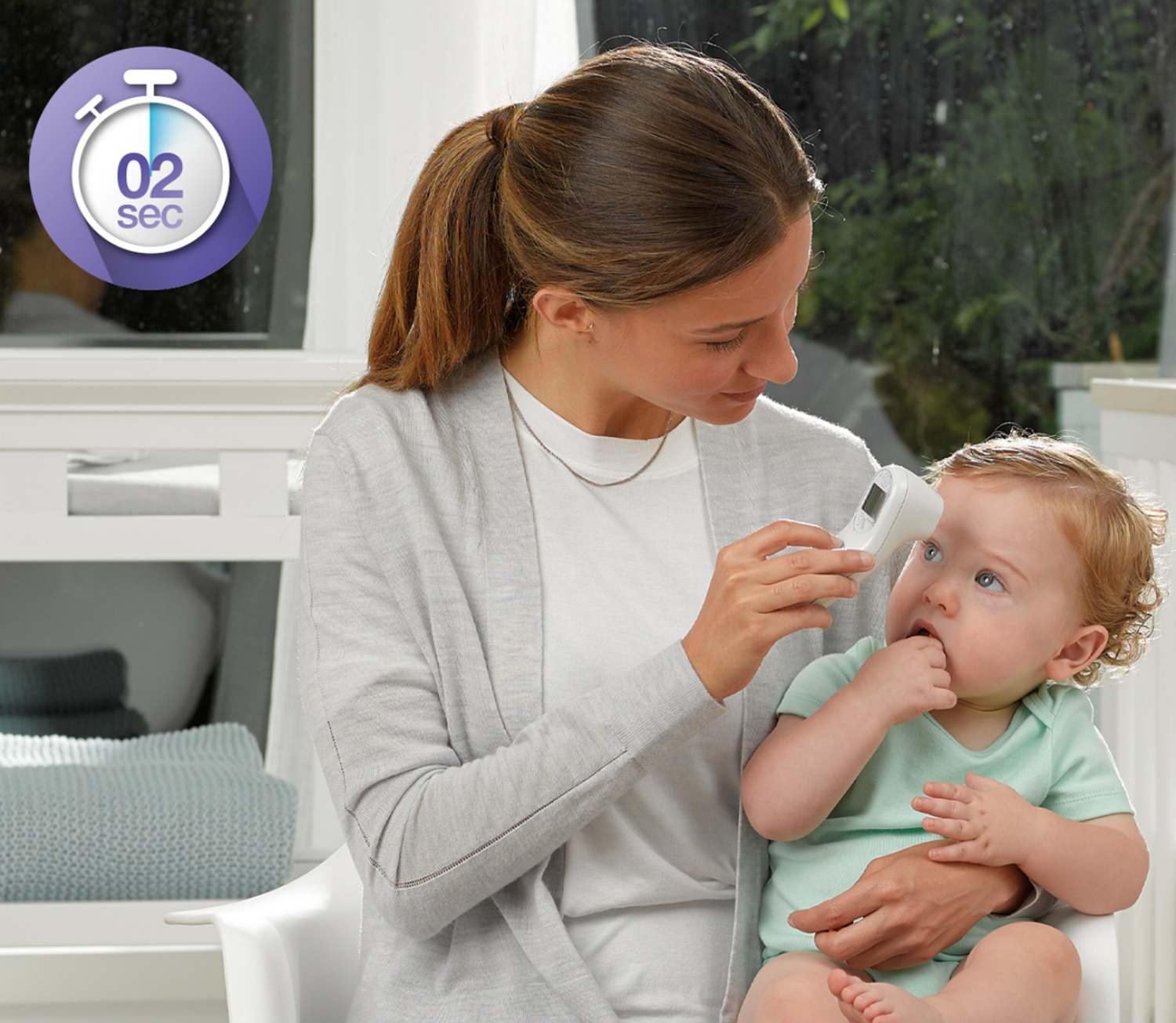 slide 3 of 4, Braun No Touch 3-in-1 Thermometer BNT100US, 1 ct