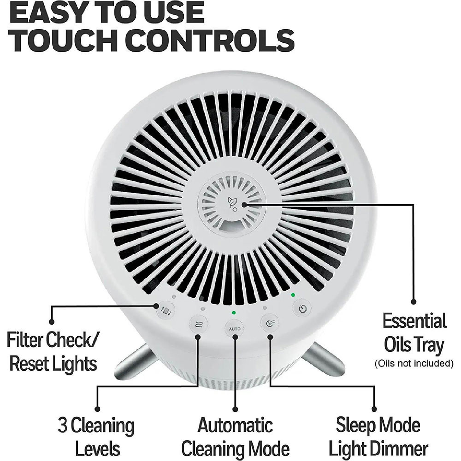 slide 8 of 8, Honeywell Designer Series HEPA Tower, 190 sq ft