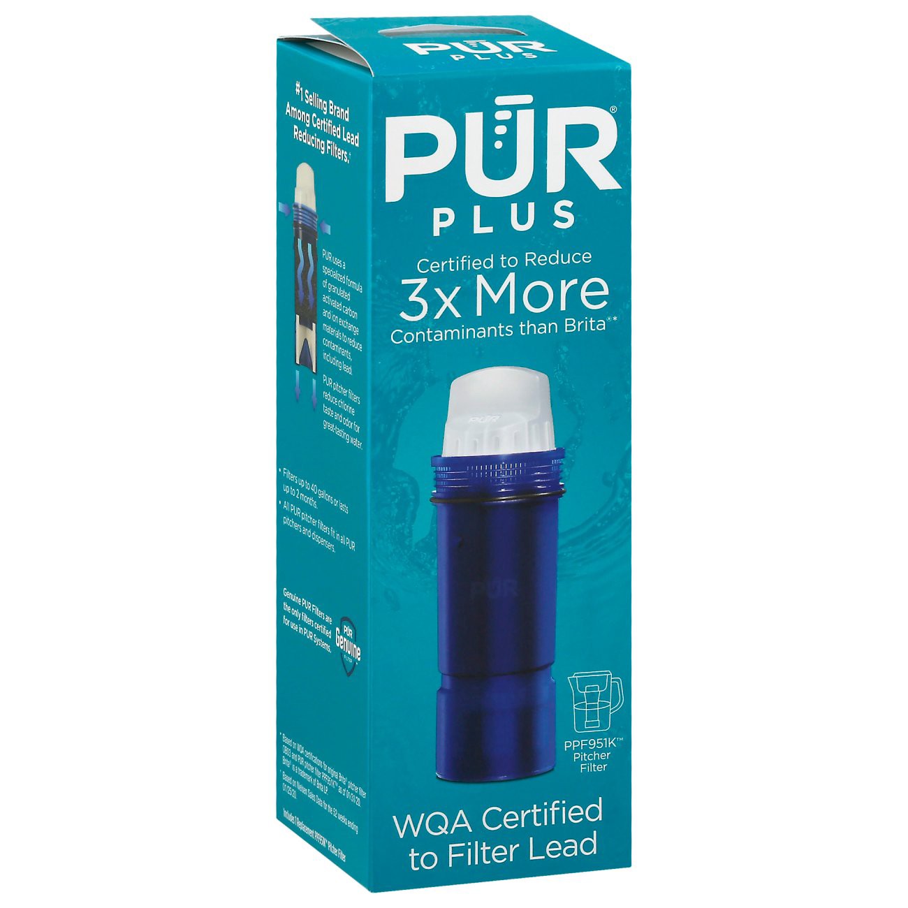 slide 1 of 1, Pur Ultimate Lead Filter Pitcher Refill, 1 ct