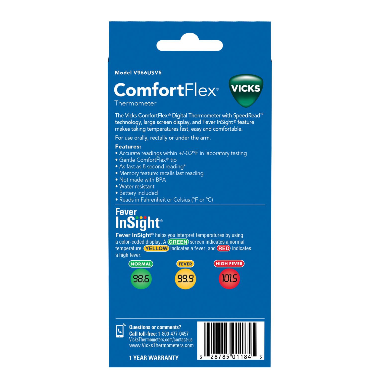 slide 3 of 4, Vicks Comforflex Thermometer, 1 ct