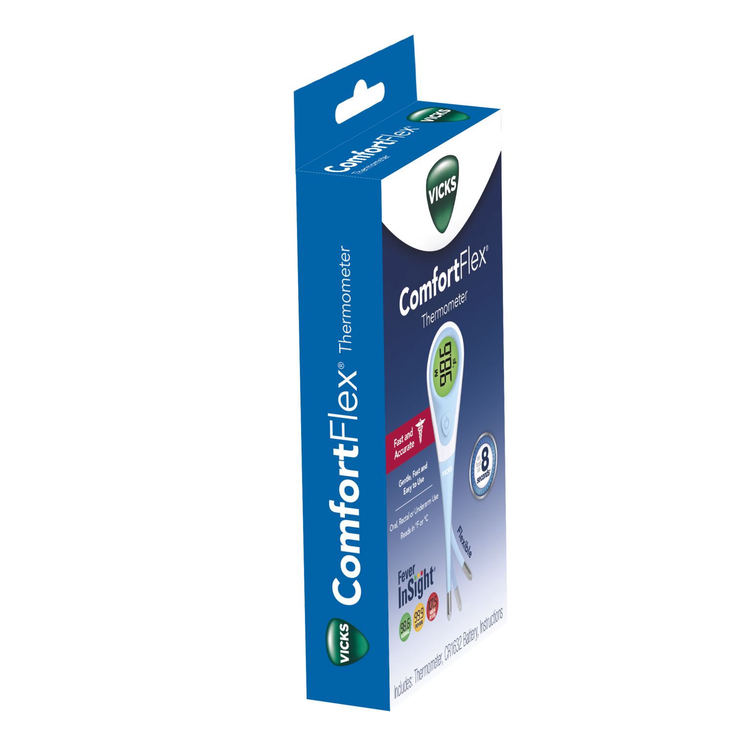 slide 4 of 4, Vicks Comforflex Thermometer, 1 ct
