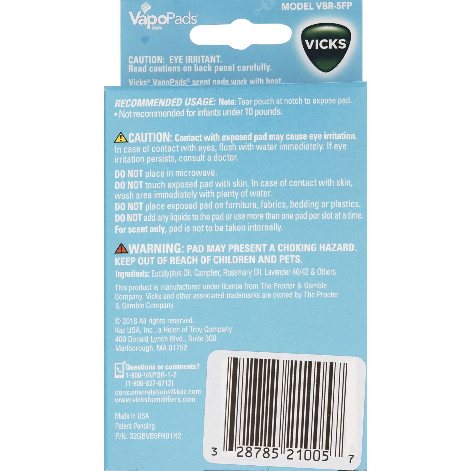 slide 2 of 2, Vicks Vapopads Scented Refill Pads, 1 ct