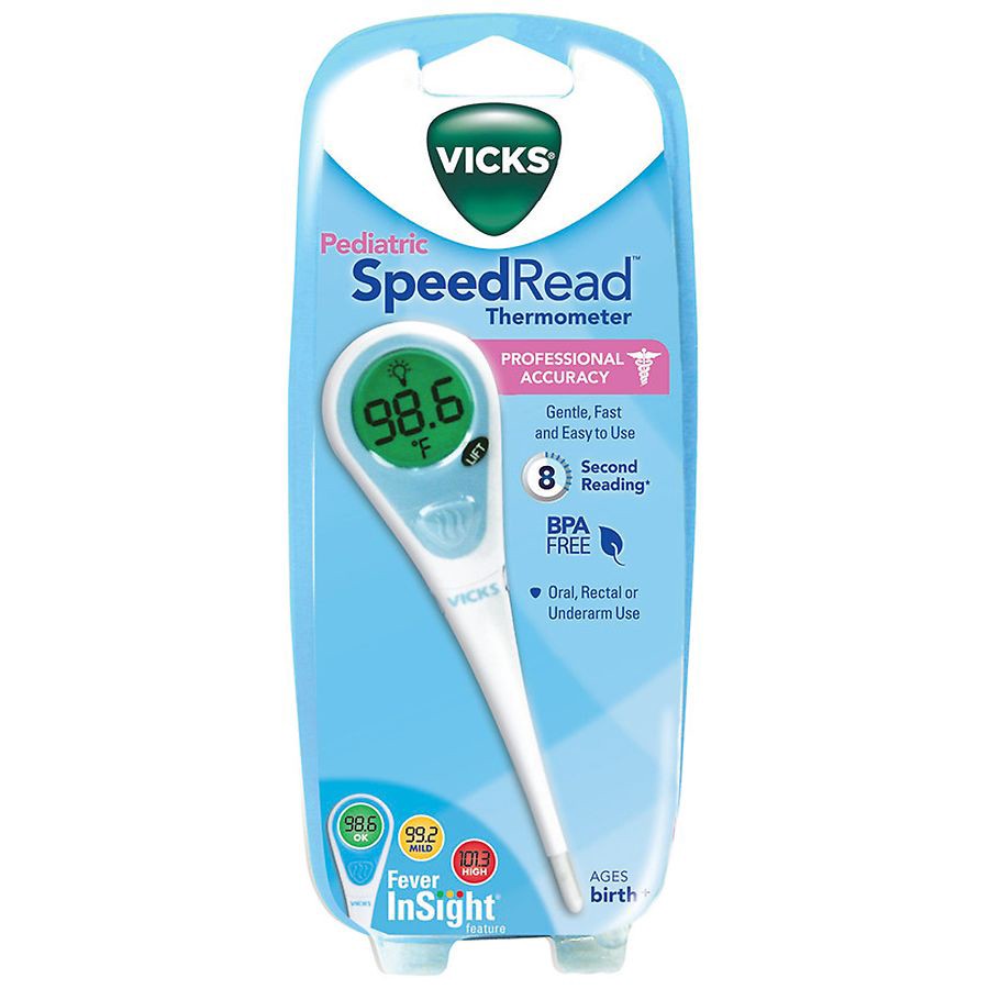 slide 2 of 2, Vicks Speedread Digital Thermometer White, 1 ct