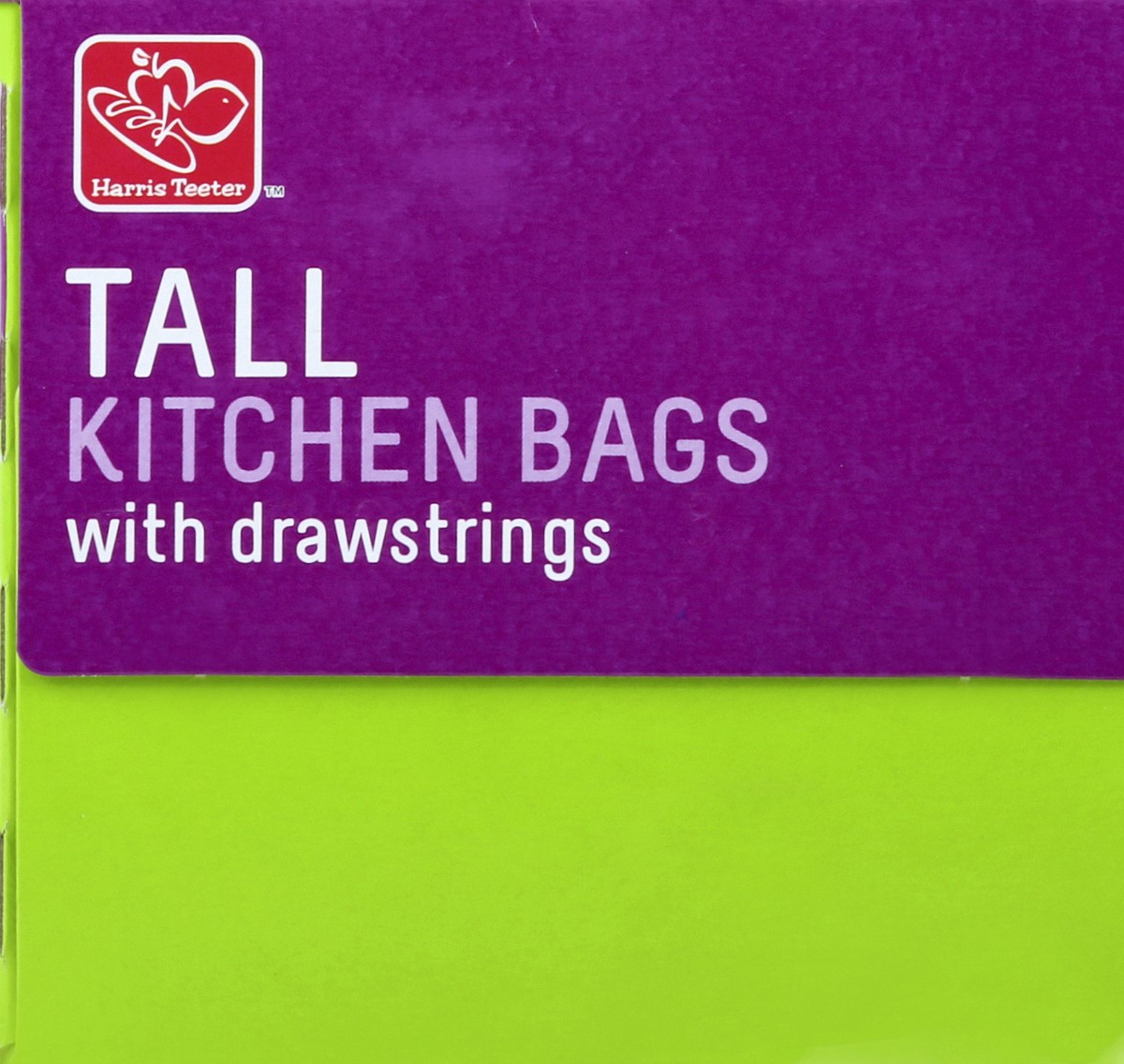 slide 3 of 5, Harris Teeter Drawstring Kitchen Bags, 45 ct