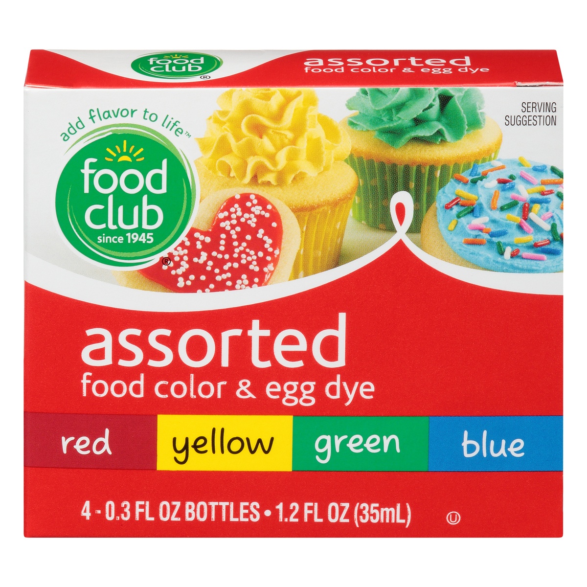 slide 1 of 9, Food Club Food Coloring, 1.2 oz