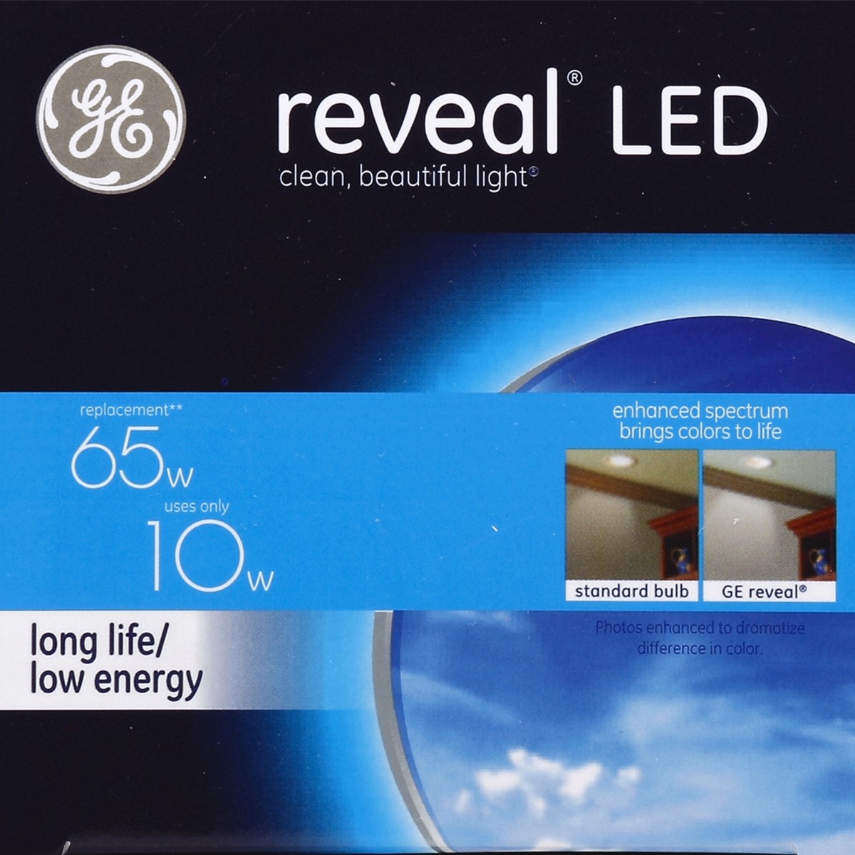 slide 3 of 5, Ge Lighting Ge Light Bulb, Led, 10 Watts, 1 ct