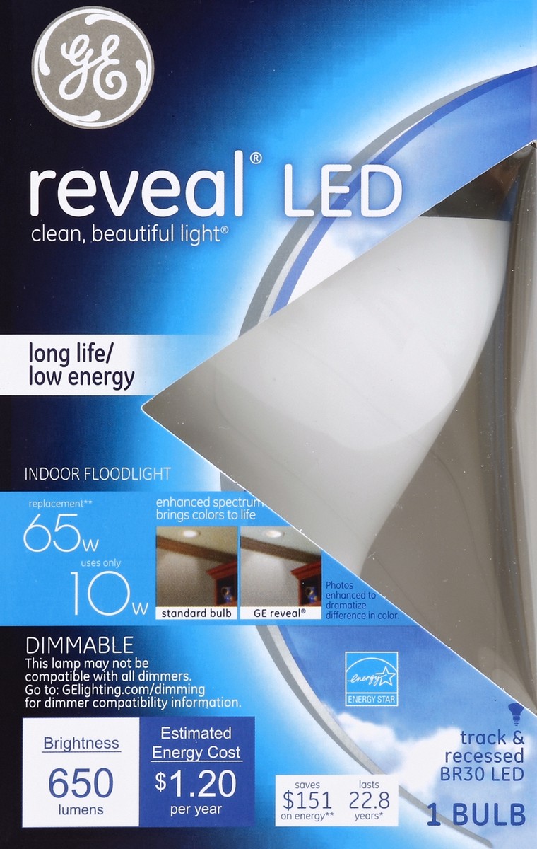 slide 1 of 5, Ge Lighting Ge Light Bulb, Led, 10 Watts, 1 ct