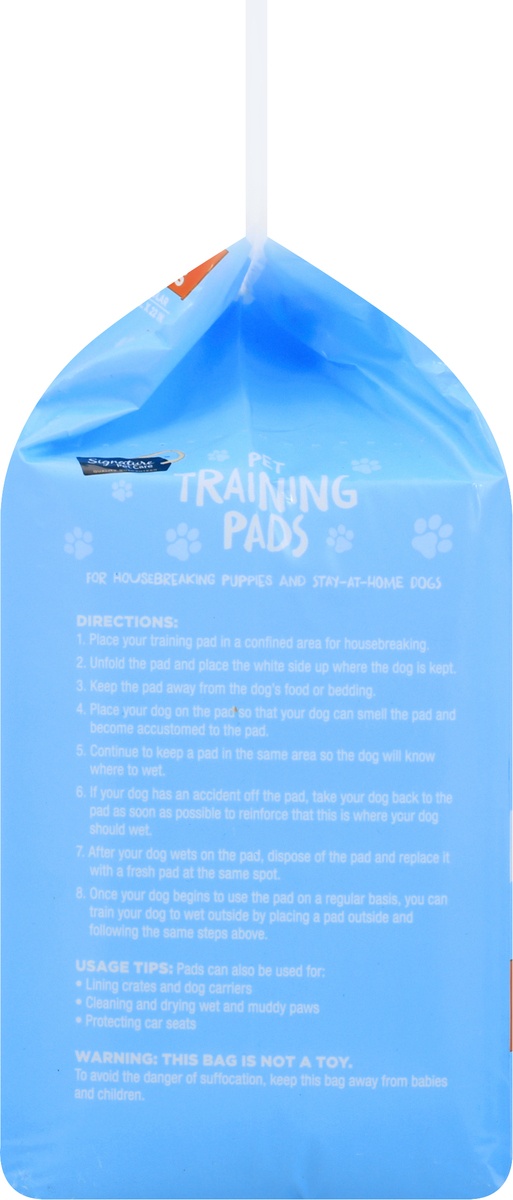 slide 7 of 9, Signature Pet Care 6-Ply Ultra Absorbent Regular Pet Training Pads 30 ea, 