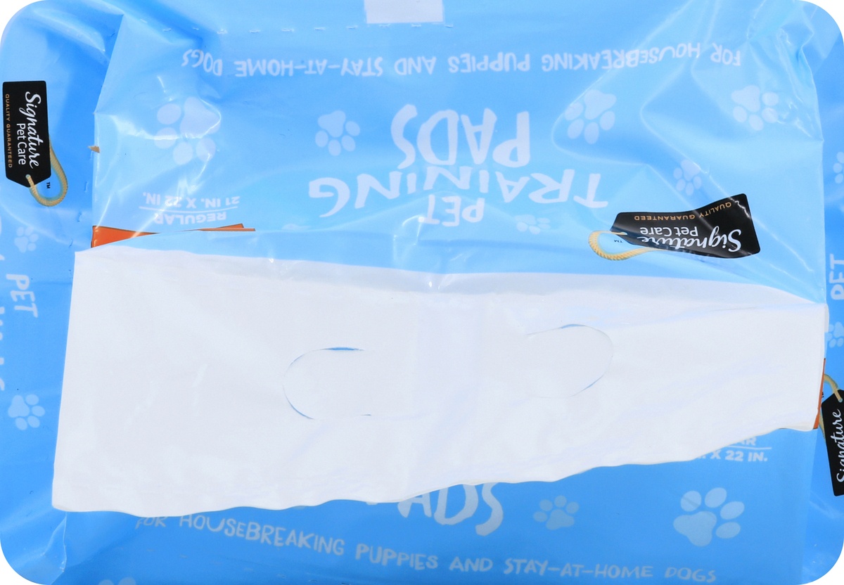 slide 9 of 9, Signature Pet Care 6-Ply Ultra Absorbent Regular Pet Training Pads 30 ea, 