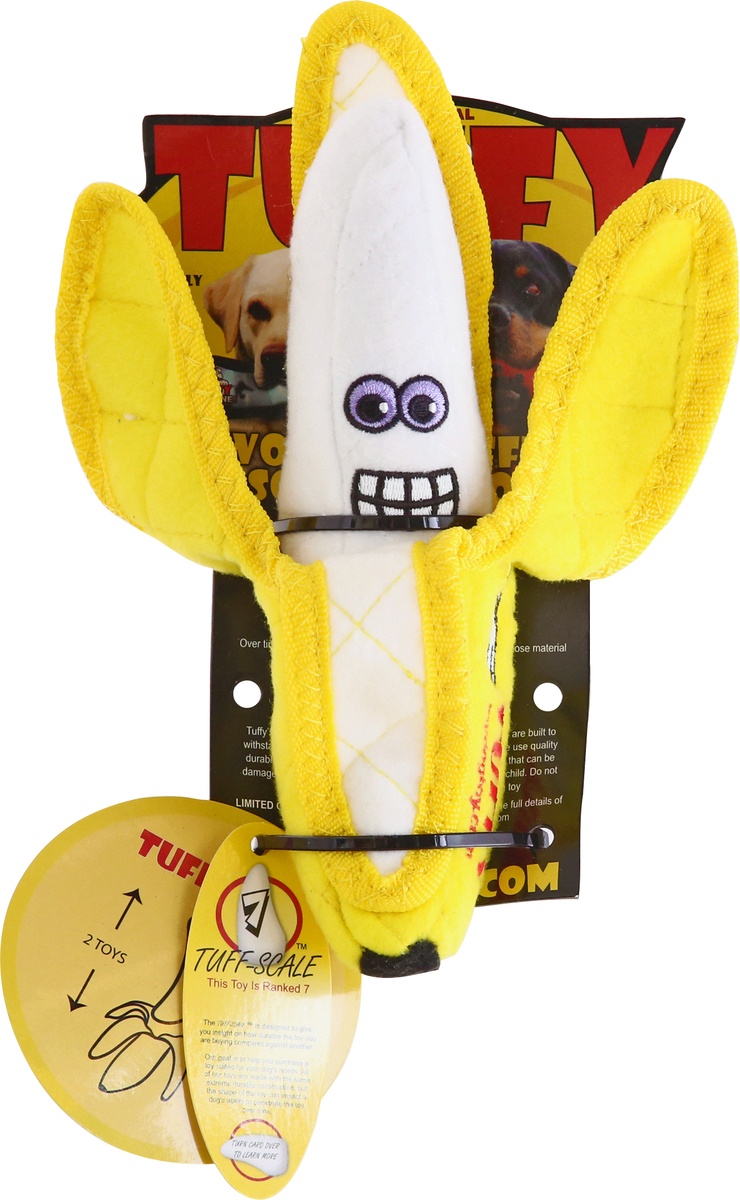 slide 7 of 9, Tuffy Banana Dog Toy 1 ea, 1 ct