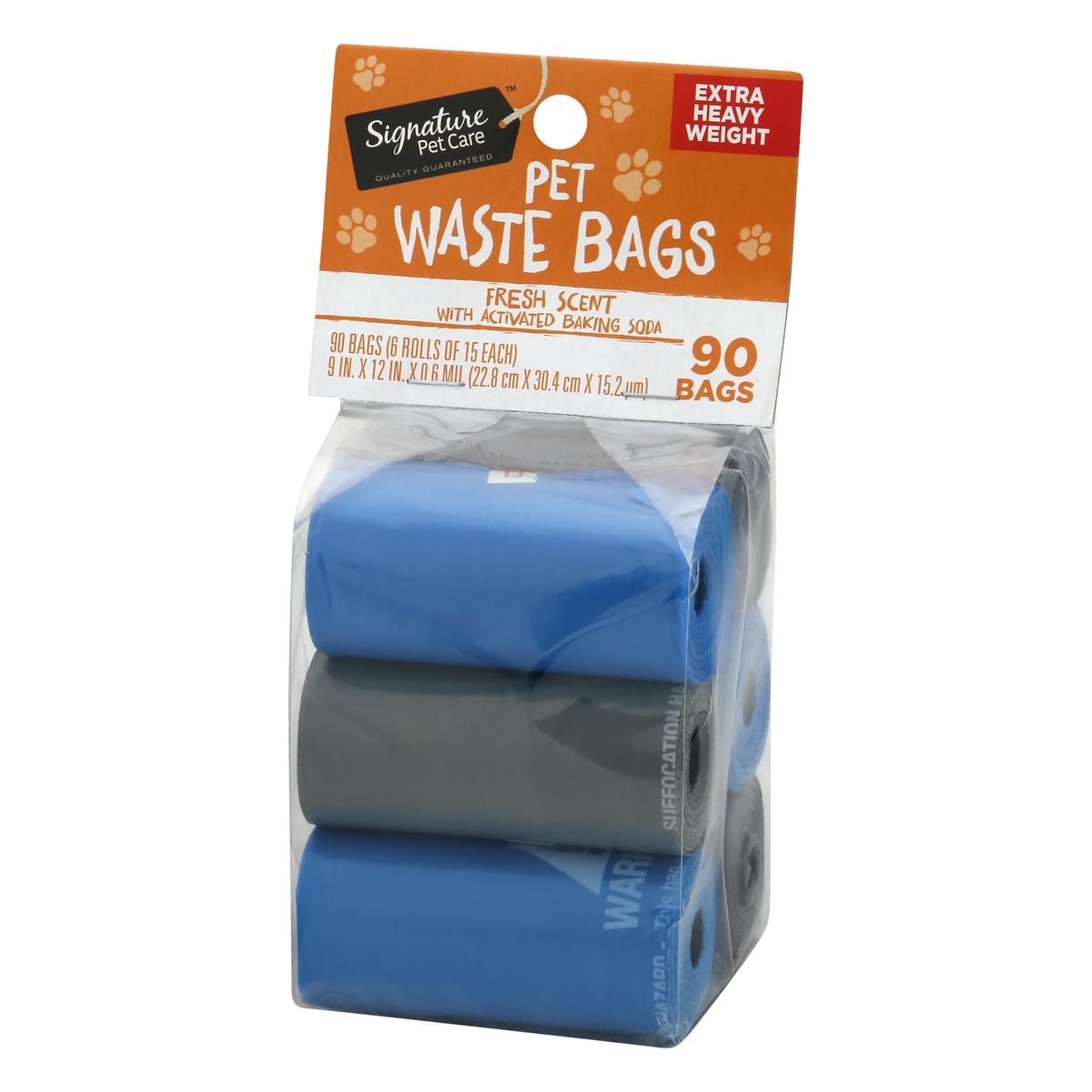 slide 3 of 9, Signature Pet Care Fresh Scent Pet Waste Bag 6.0 ea, 