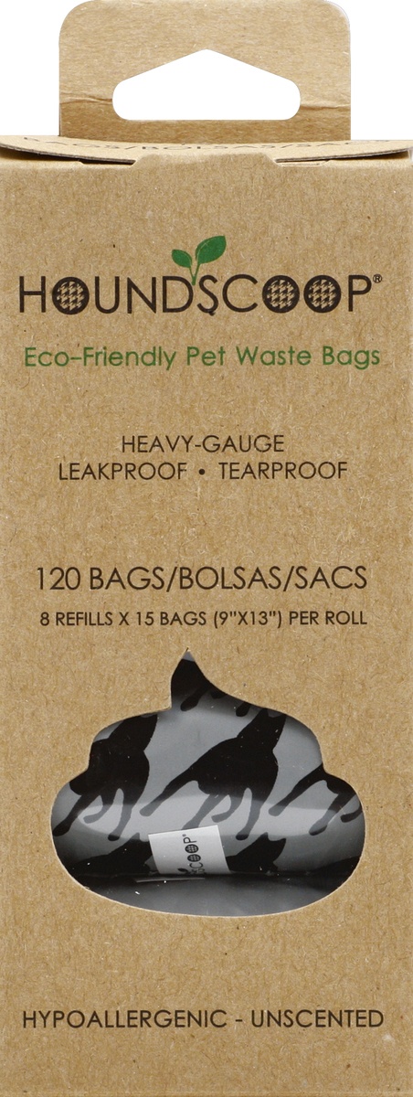 slide 4 of 7, Houndscoop Pet Waste Refill, 120 ct