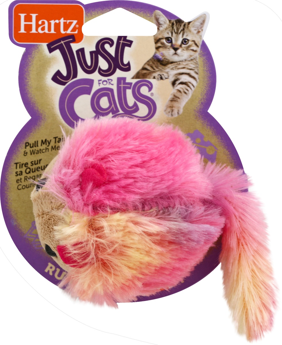 slide 2 of 2, Hartz Just For Cats Running Rodent Toy, 1 ct