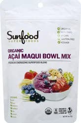 SunFood Superfoods Acai Maqui Bowl Mix 6 oz