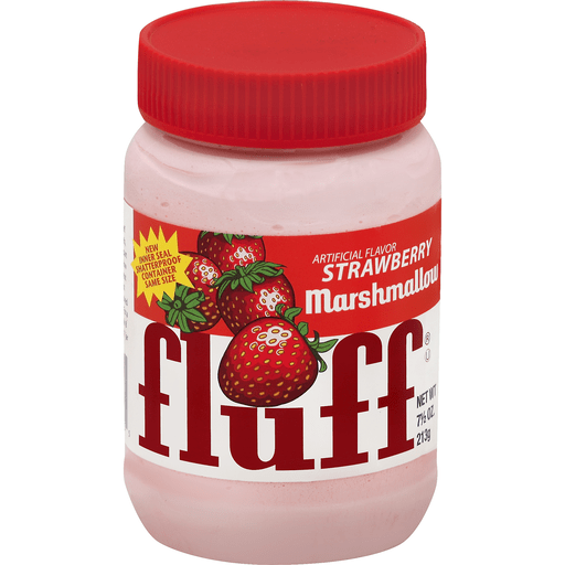 slide 2 of 2, Fluff Marshmallow - Strawberry, 7.5 oz