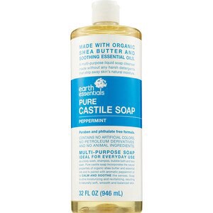 slide 1 of 1, Pure Castile Soap With Peppermint, 32 Oz, 1 ct
