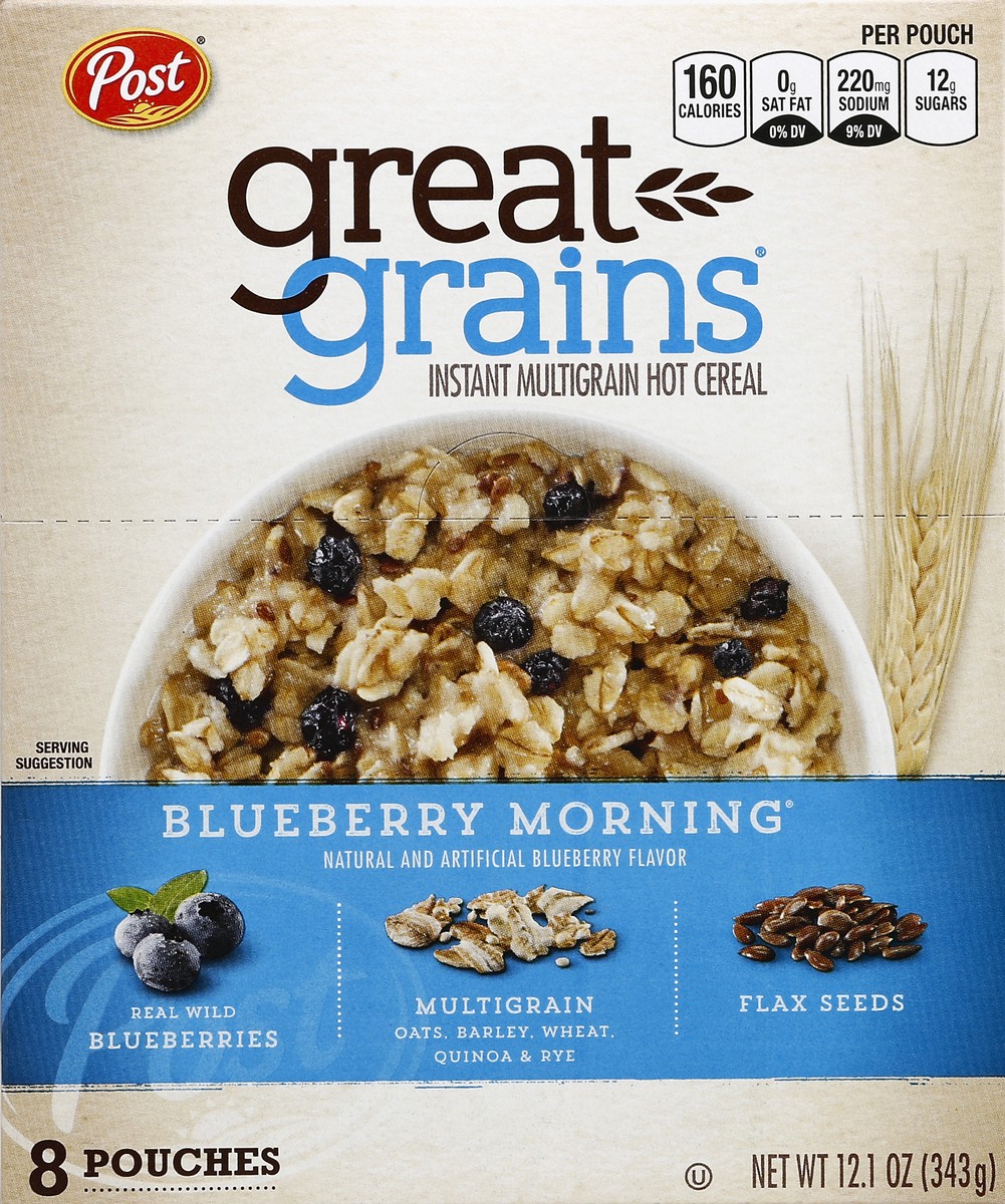 slide 1 of 5, Great Grains Hot Cereal 8 ea, 8 ct