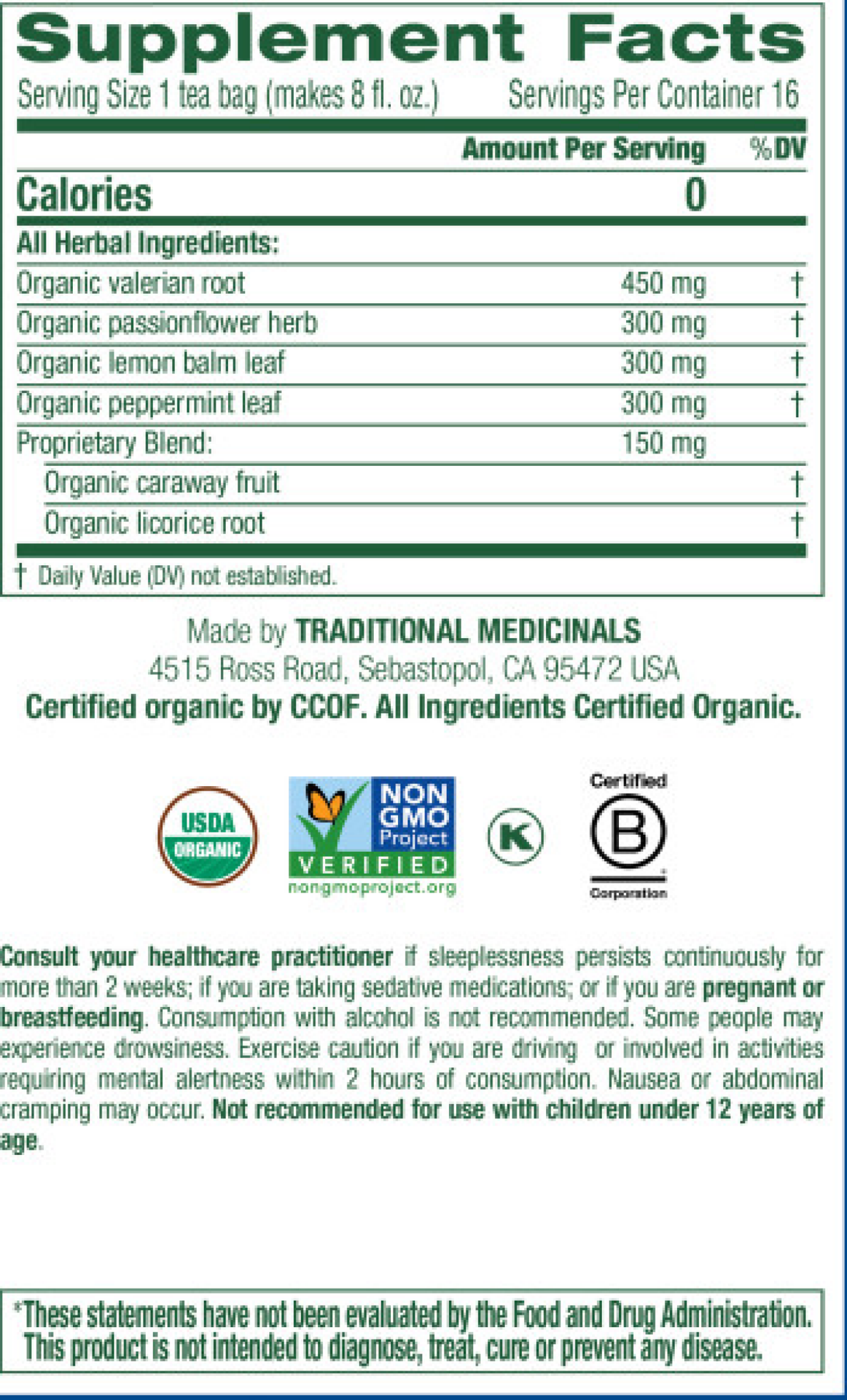 slide 4 of 4, Traditional Medicinals Nighty Night Extra, 16 ct