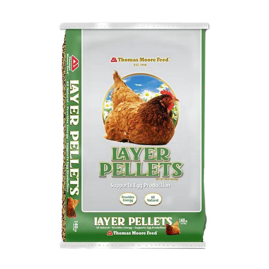 slide 1 of 1, Thomas Moore Feed Thomas Moore Layer Pellets, 40 lb