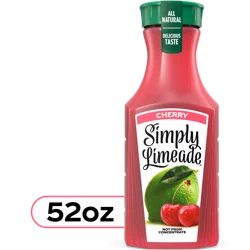 Simply Limeade with Cherry Juice Drink Bottle, 52 fl oz