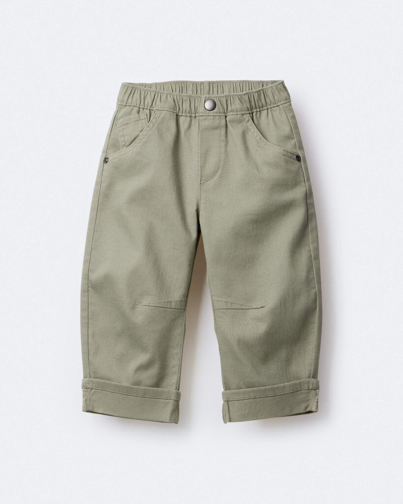 slide 2 of 5, Otteravenue Toddler Girl Bailey Barrel Pant - Olive Olive 6, 1 ct