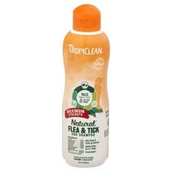 TropiClean Maximum Strength Flea & Tick Dog Shampoo 20 oz