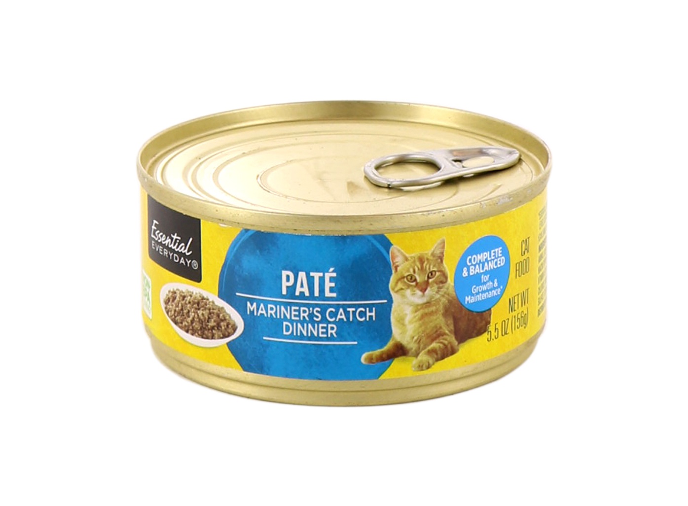 slide 1 of 1, Essential Everyday Cat Food Marine Catch , 5.5 oz