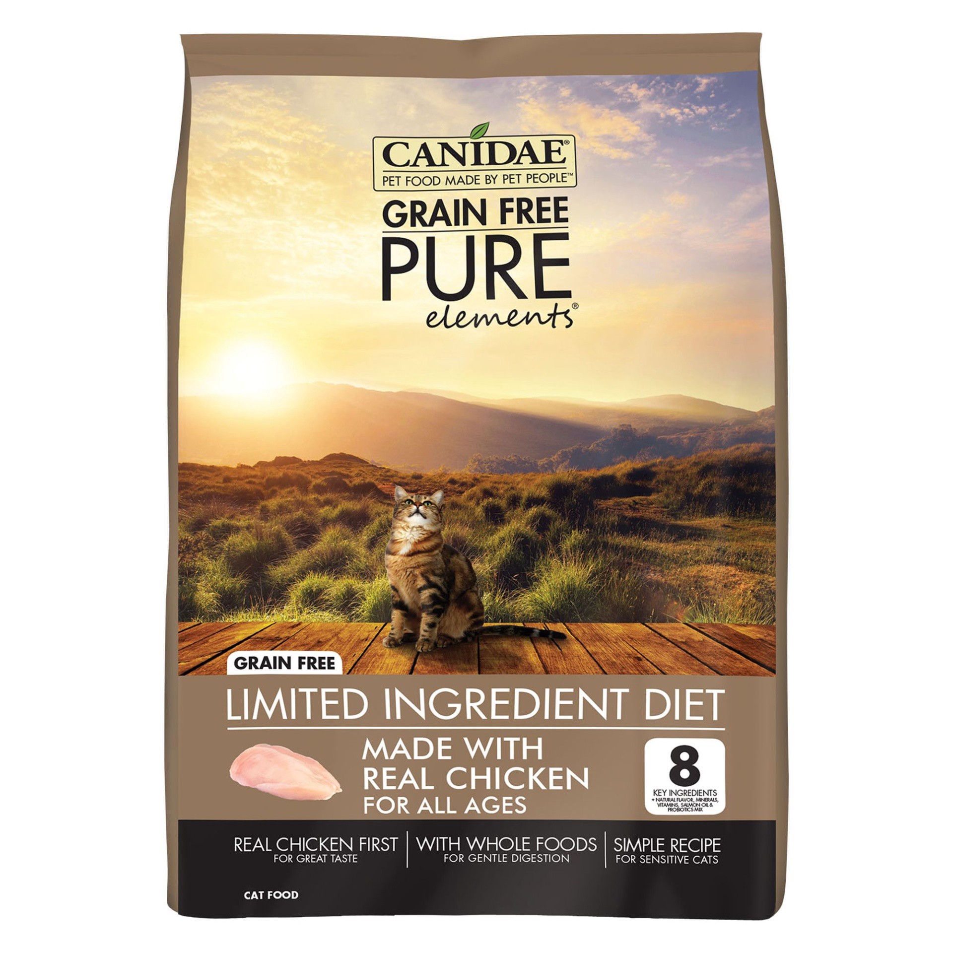 slide 1 of 1, CANIDAE Pure Elements Formula with Fresh Chicken Dry Cat Food, 10 lb