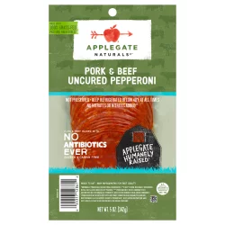 Applegate Natural Uncured Pork & Beef Pepperoni Sliced