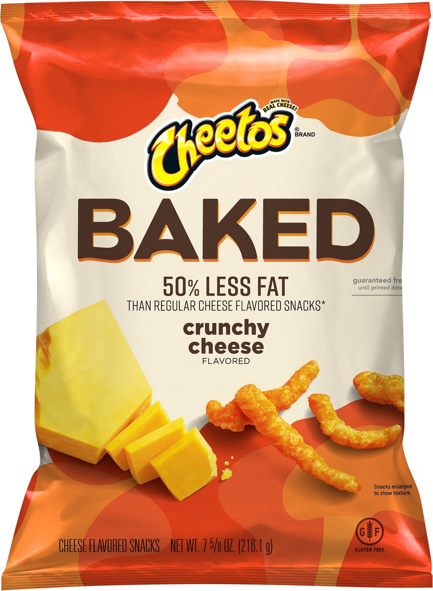 slide 3 of 3, Cheetos Baked Crunchy Cheese Flavored Cheese Flavored Snacks 7.625 oz, 7.62 oz