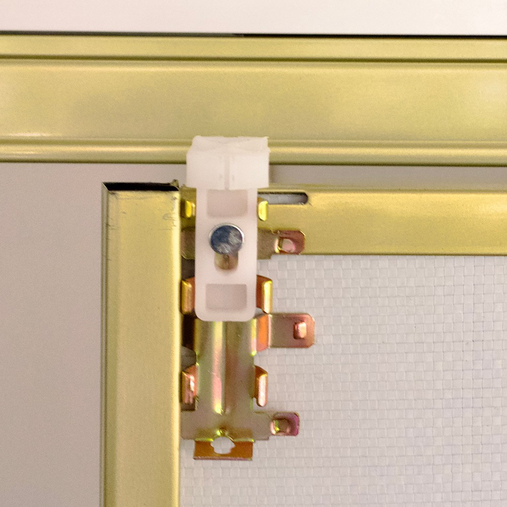 slide 2 of 2, RELIABILT 2 -Count 3.5-in Adjustable Sliding Closet Door Top Guide brackets, 1 ct