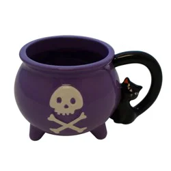Holiday Home Halloween Mug - Calderon with Skull
