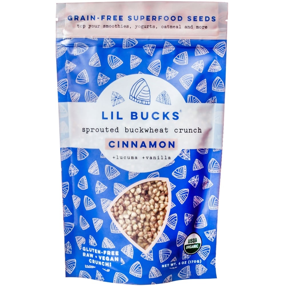 slide 1 of 1, Lil Bucks Cinnamon Buckwheat Sprouted Crunch, 6 oz