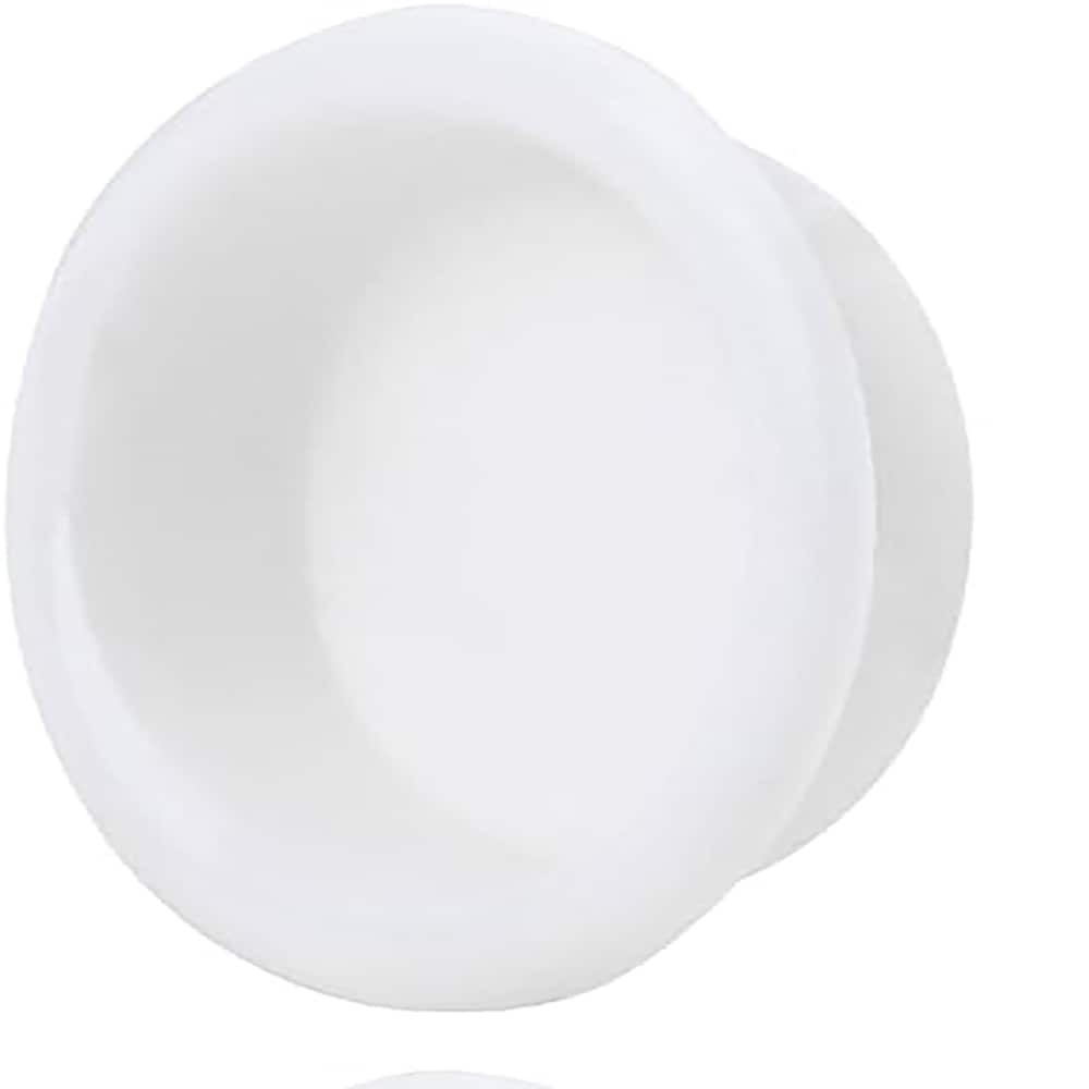 slide 2 of 2, RELIABILT 2.125-in Painted White Sliding Closet Door Mortise cup Pull ( 2 -Pack), 1 ct