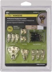 Hillman Brass 100-lb Capacity Picture hanging kit 32 - Pack