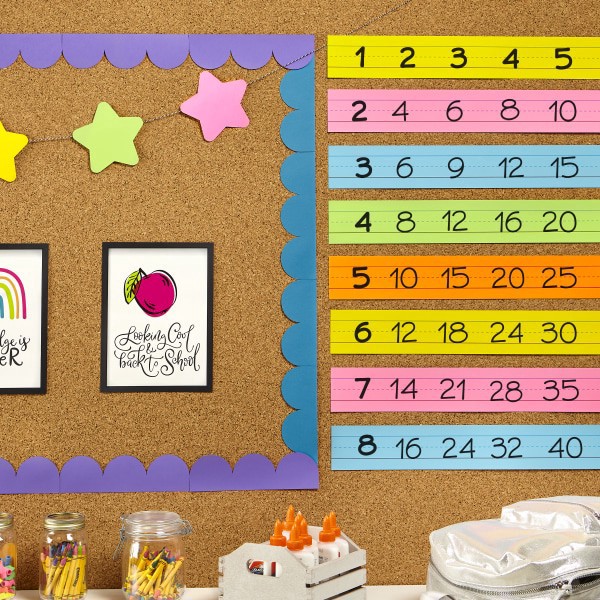 slide 5 of 10, ASTROBRIGHTS Sentence Strips, 3" X 24", Mulitcolor, Pack Of 100 Strips, 100 ct