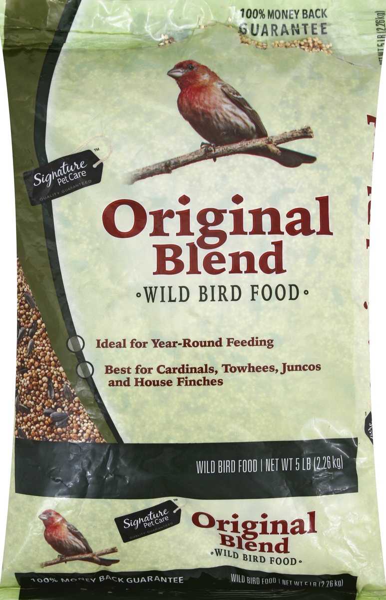 slide 4 of 7, Signature Pet Care Original Blend Wild Bird Food 5 lb, 5 lb
