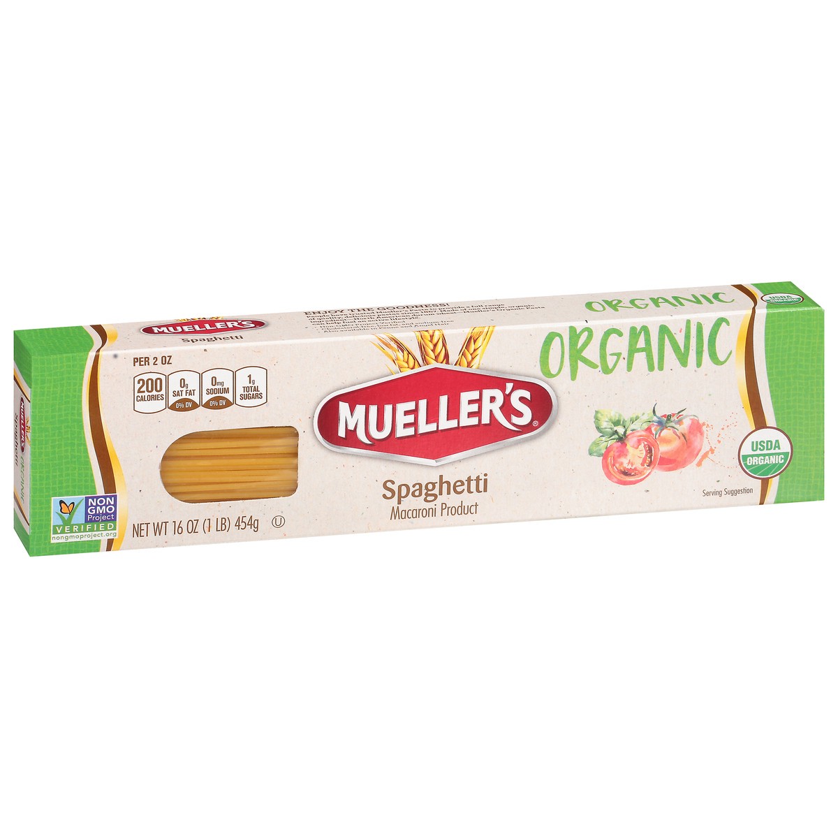 slide 5 of 12, Mueller's Organic Spaghetti 16 oz, 16 oz