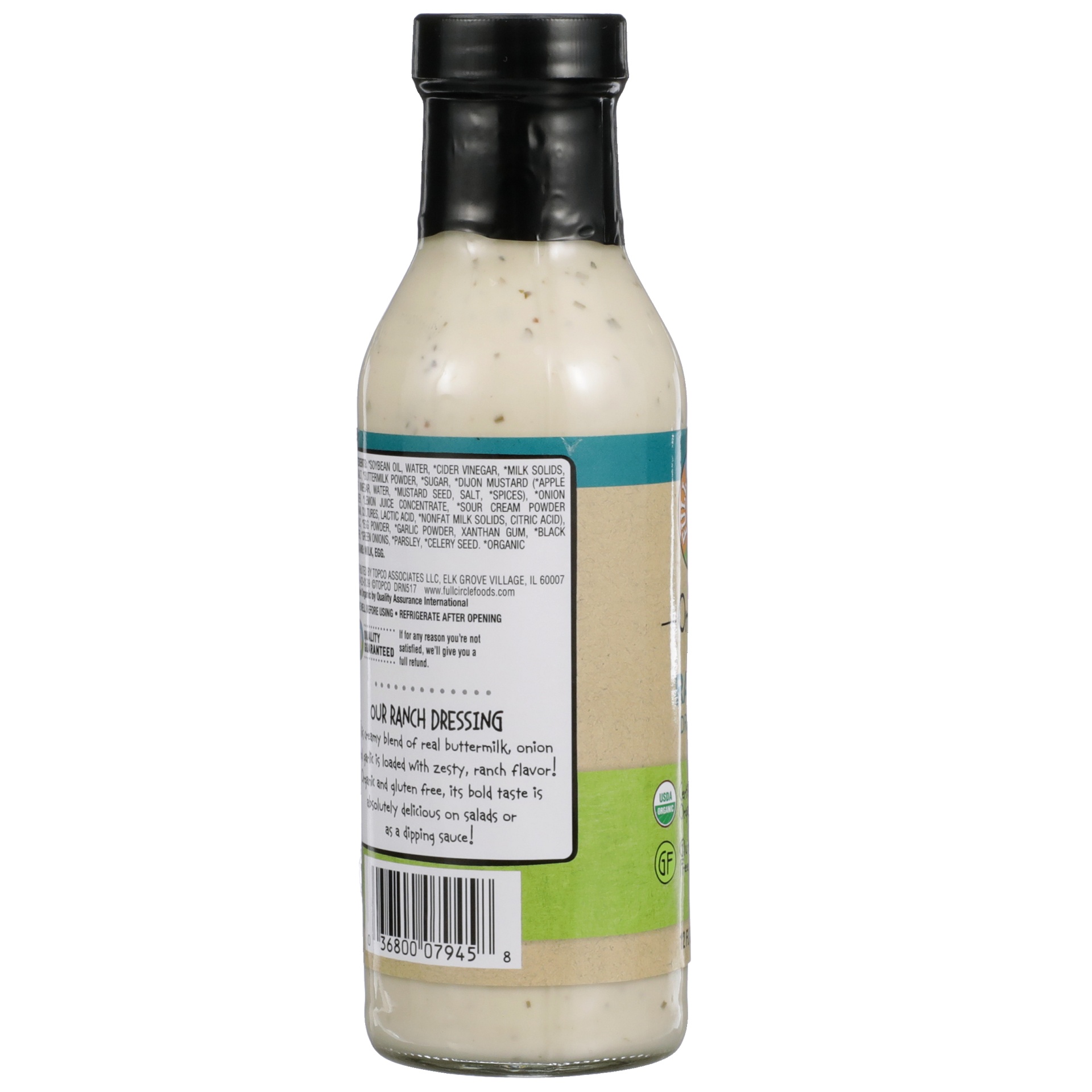 slide 5 of 6, Full Circle Market Full Circle Ranch Dressing, 12 oz