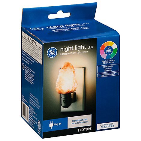 slide 1 of 1, Ge Led Night Light Himala Salt - 1 CT, 1 ct