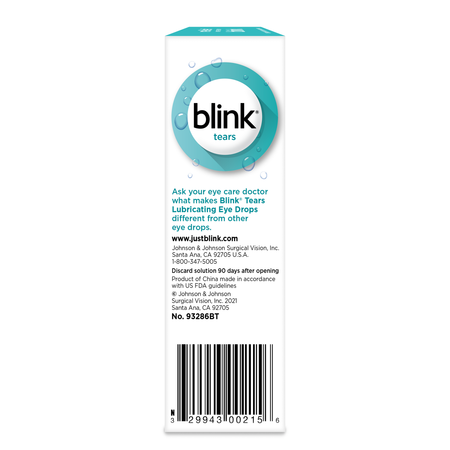 slide 2 of 3, Blink Tears Dry Eye Mild-Moderate Lubricating Eye Drops 0.5 fl oz, 0.5 fl oz