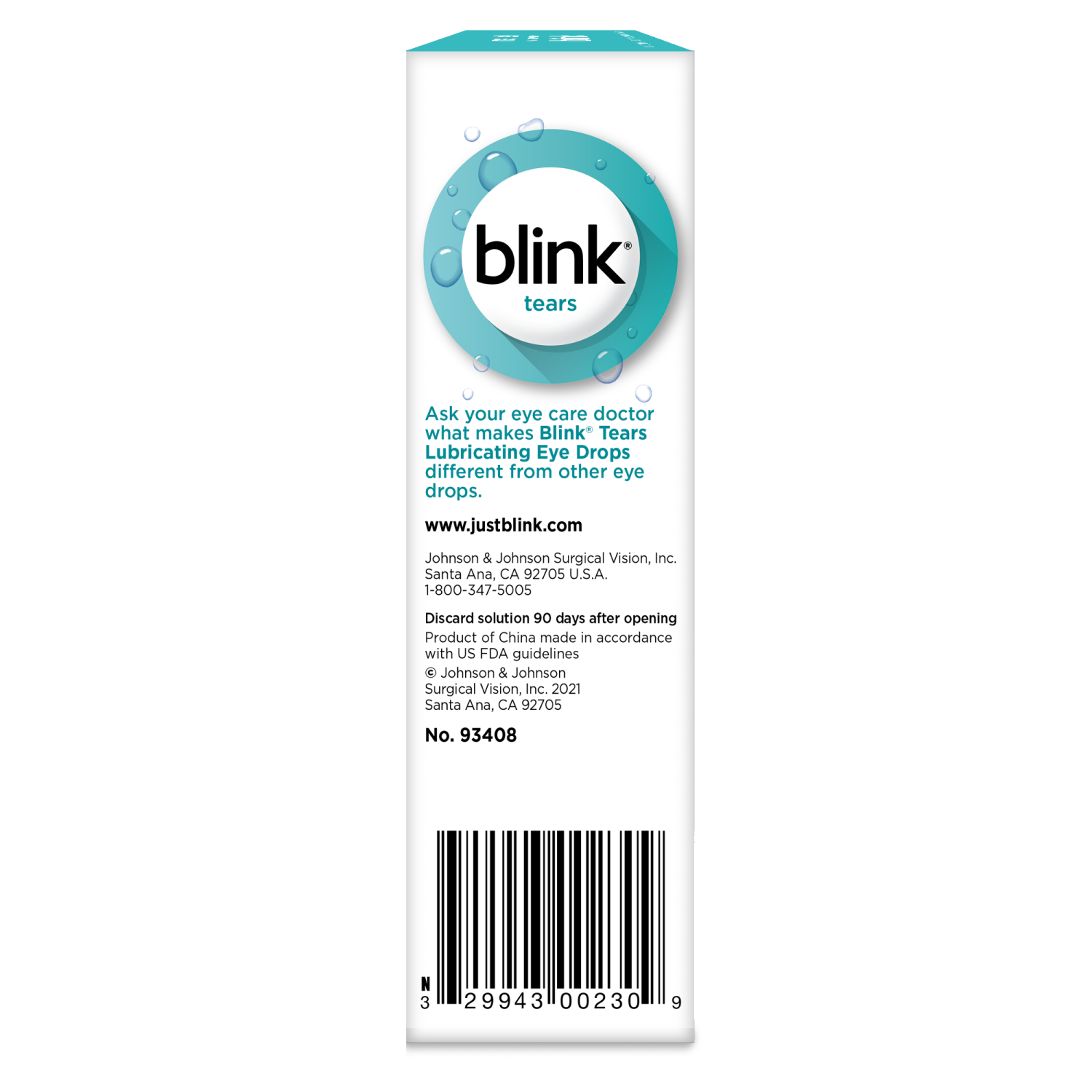 slide 2 of 3, Blink Tears Dry Eye Mild-Moderate Lubricating Eye Drops 1 fl oz, 1 fl oz
