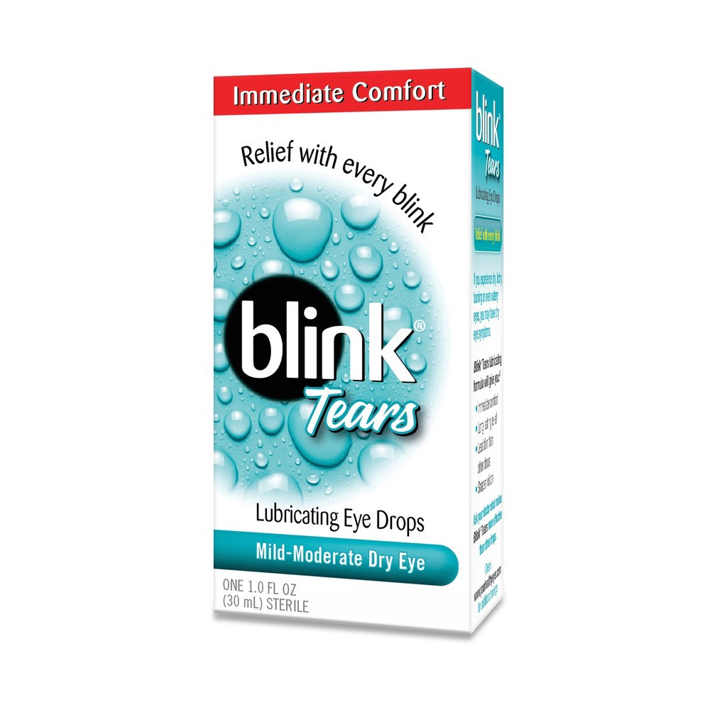  Blink Tears Lubricating Eye Drops, 1 fl oz (30 mL) Eye