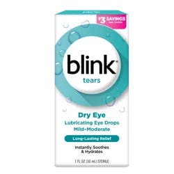 Blink Tears Dry Eye Mild-Moderate Lubricating Eye Drops 1 fl oz