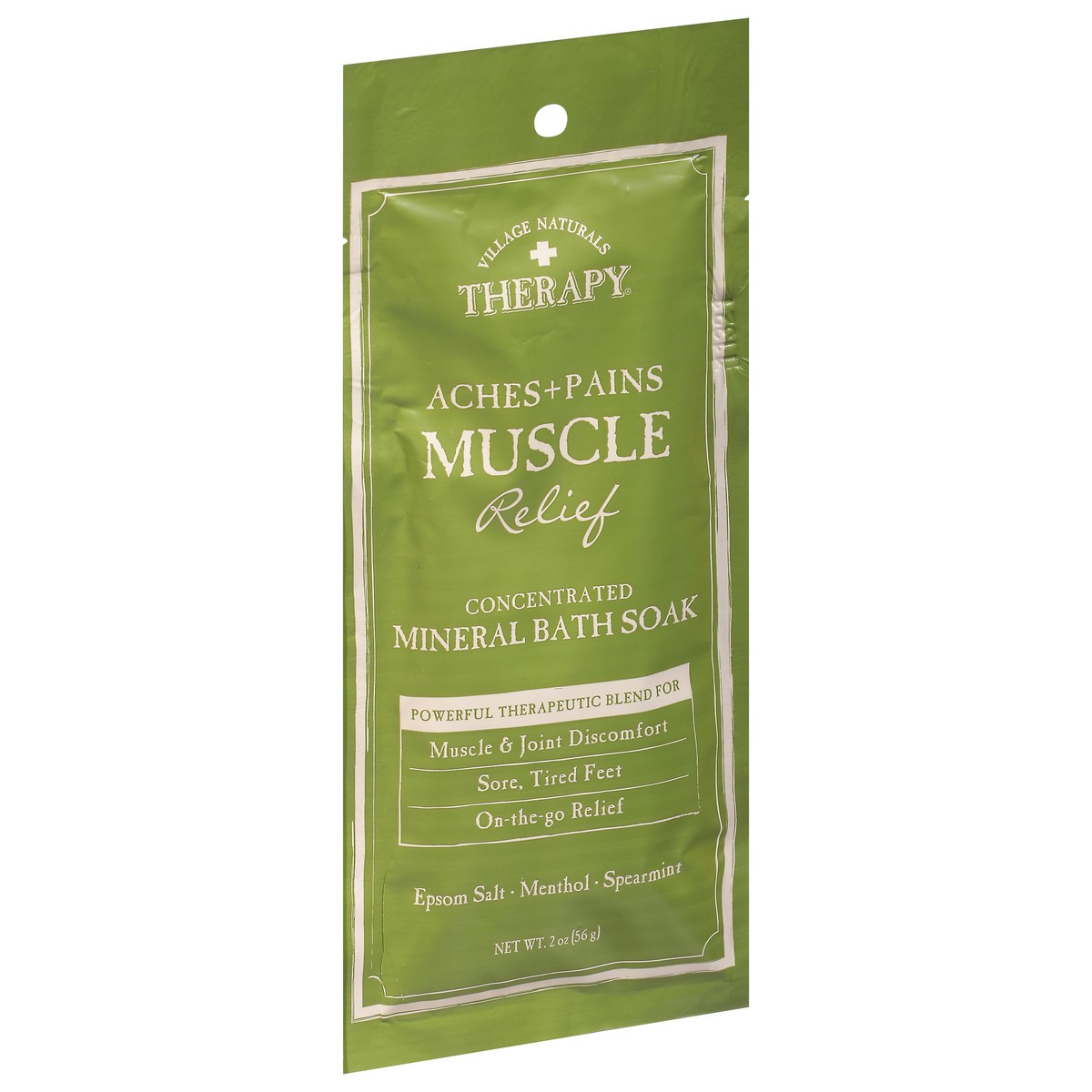 slide 7 of 9, Village Naturals Therapy Muscle Relief Aches + Pains Mineral Bath Soak 2 oz, 2 oz