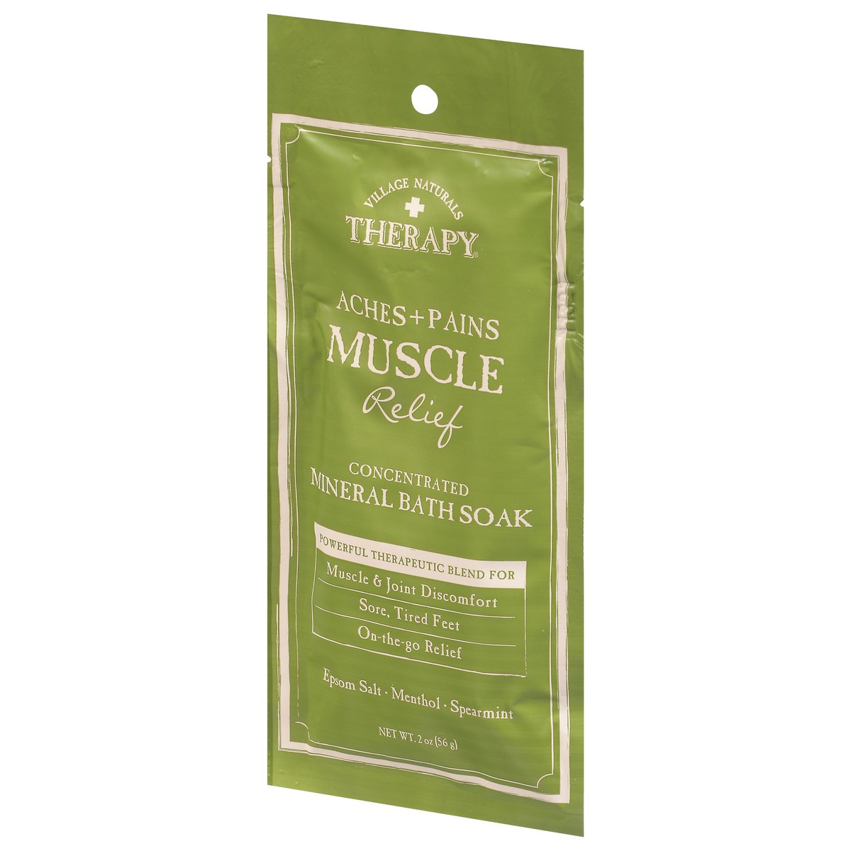 slide 8 of 9, Village Naturals Therapy Muscle Relief Aches + Pains Mineral Bath Soak 2 oz, 2 oz