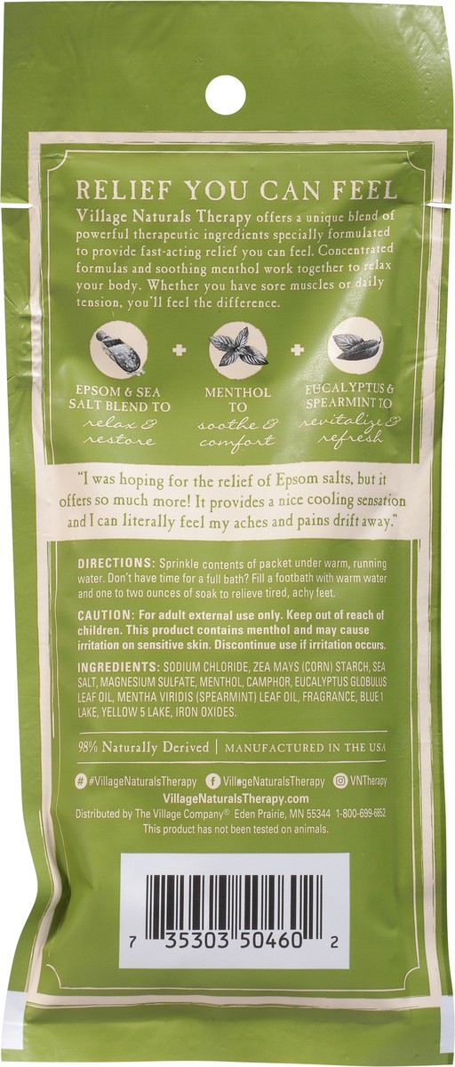 slide 6 of 9, Village Naturals Therapy Muscle Relief Aches + Pains Mineral Bath Soak 2 oz, 2 oz