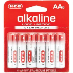 H-E-B Alkaline AA Batteries